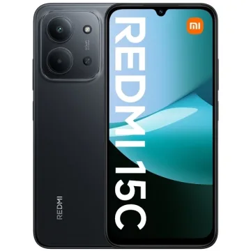 Celular Xiaomi Redmi 15C Dual SIM de 128GB 6GB RAM de 6.9" 50MP 8MP - Midnight Black (Global)