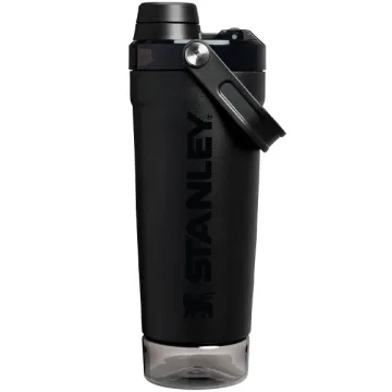 Garrafa Térmica Stanley Activate Shaker Bottle de 591 ml - Black 2.0