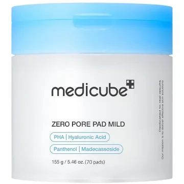 Almofadas Tônicas Medicube Zero Pore Pad Mild de 70 Unidades
