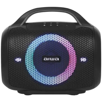 Speaker Aiwa AWPOK68 500 watts P.M.P.O com Bluetooth Rádio FM Auxiliar Micro SD - Preto
