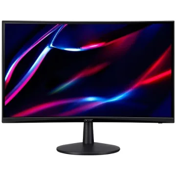 Monitor Gamer Curvo Acer ED240Q de 23.6" Full HD 16:9 75Hz 1 ms VRB com VGA HDMI