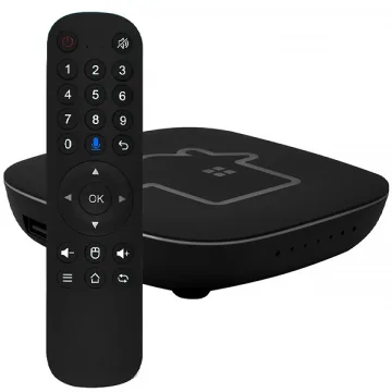 Receptor FTA HTV H9 4K Ultra HD de 16GB eMMC 2GB RAM - Preto