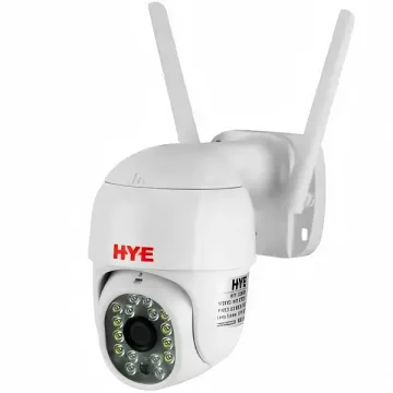 Câmera IP HYE HYE-E7701T com Wi-Fi e Microfone - Branca