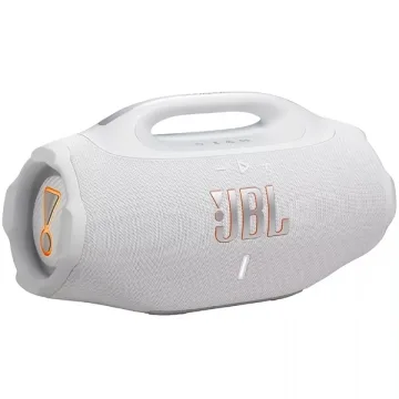 Speaker JBL Boombox 4 com 210 watts RMS Bluetooth USB-C - Branco