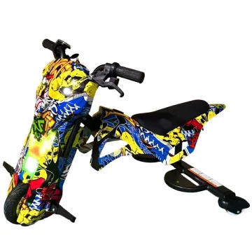 Triciclo Elétrico Audisat Moto TE-8MX 8" Bluetooth Speaker - Hip Hop (1 Mês de Garantia)
