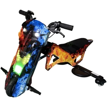 Triciclo Elétrico Audisat Moto TE-8MX 8" Bluetooth Speaker - Ice Fire (1 Mês de Garantia)