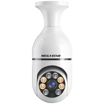 Câmera IP MegaStar CA817 HD com Wi-Fi - Branca