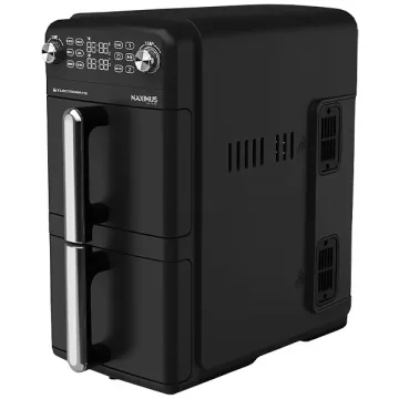Fritadeira Elétrica ElectroBras Doble Maximus EBAF10DB 2.400 watts 10 Litros 220 - 240V ~ 50 60 Hz - Preto