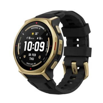 Relogio Amazfit T-Rex 3 Pro A2549 44 mm com GPS Wi-Fi - Black Gold