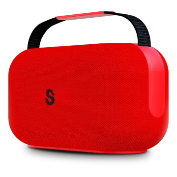 Speaker Smartfy CS03R Xtreme 60 watts com Bluetooth USB Auxiliar Micro SD - Vermelho