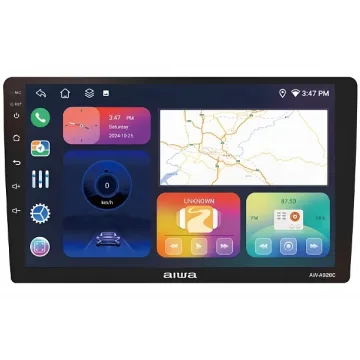 Multimídia Receiver Aiwa AW-A928C de 9" com USB Bluetooth