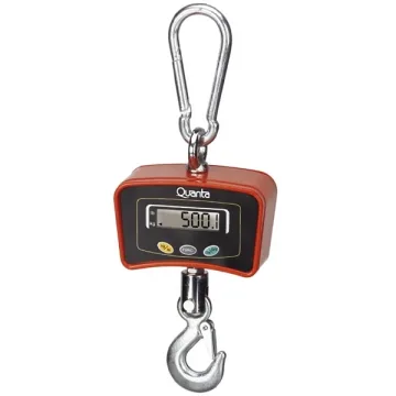 Balança Digital de Gancho Quanta QTBID100 até 1000 kg - Laranja Preta