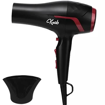 Secador de Cabelo Krab KBSC20 2.000 watts 220V ~ 60Hz - Preto Vermelho