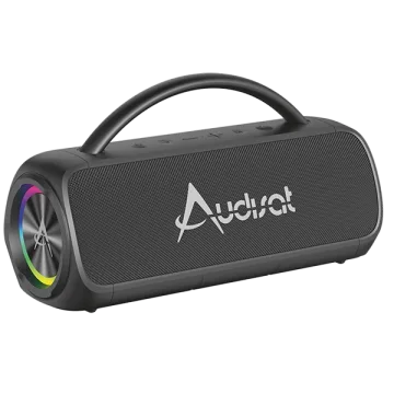 Speaker Audisat X60 Power 600 watts P.M.P.O com Bluetooth Auxiliar USB - Preto