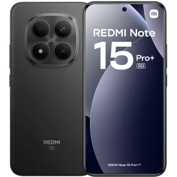Celular Xiaomi Redmi Note 15 Pro+ 5G NFC Dual SIM 256GB 8GB RAM de 6.83" 200+8MP 32MP - Preto (Global)