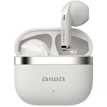Fone de Ouvido Sem Fio Aiwa AWTWSG31 - Branco Prata
