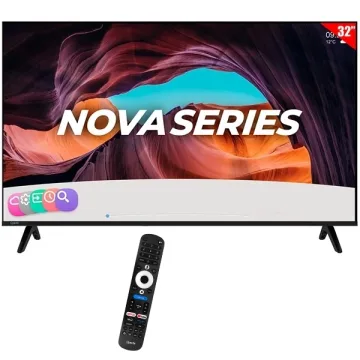 Smart TV LED 32" Quanta QTWTV32 HD Whale OS Wi-Fi Bluetooth com Conversor Digital