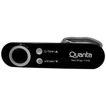 Balança Digital para Bagagem Quanta QTBDP50 até 50 kg - Preta