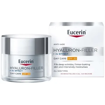Creme Facial Hidratante Eucerin Hyaluron-Filler + 3x Effect Day Care SPF30 50 ml