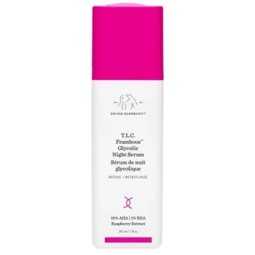 Sérum Facial Drunk Elephant T.L.C Framboos Glycolic Night de 30 ml