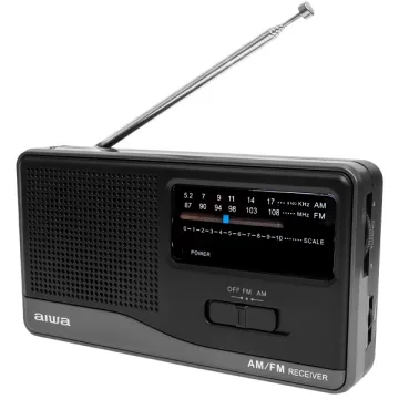 Rádio Portátil Aiwa AWFML3 a Pilha - Preto