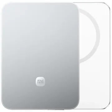 Carregador Portátil Wireless Xiaomi UltraThin Magnetic Power Bank 15W MDY-20-EB 5.000 mAh Saída USB-C - Glacier Silver