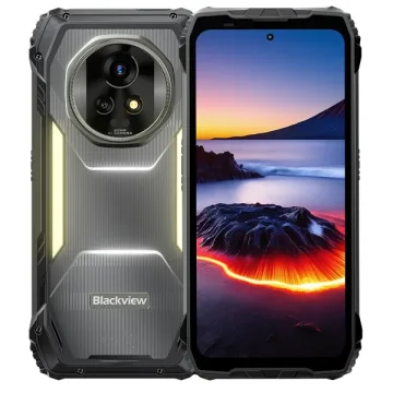 Celular Blackview XPLORE 2 Projector NFC Dual SIM de 1TB 16GB RAM de 6.73" 50MP 50MP - Preto Amarelo