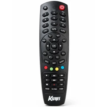 Controle Remoto para Receptor Audisat Kseries - Preto
