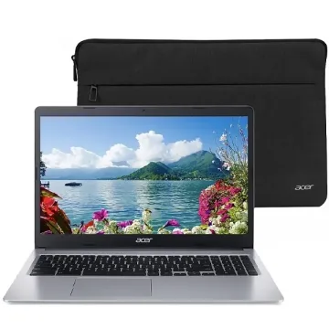 Notebook Acer Chromebook 315 CB315-4H-C7A1 15.6" Intel Celeron N4500 4GB RAM  64GB eMMC - Pure Silver