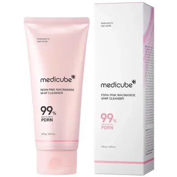Limpador Facial Medicube PDRN Pink Niacinamide Whip Cleanser de 120 g