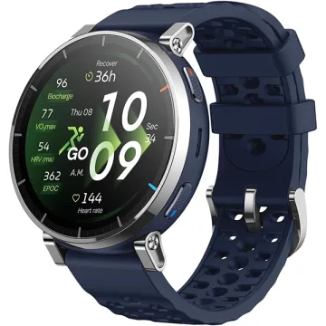 Relógio Amazfit Active 3 Premium A2559 com GPS Bluetooth - Atlas Blue