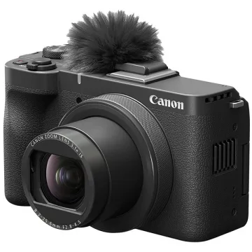 Câmera Canon PowerShot V1 22.3MP 4K de 3.0" Wi-Fi Bluetooth - Preta