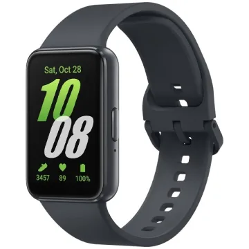 Relógio Samsung Galaxy Fit3 SM-R390NZAAINU com Bluetooth - Cinza