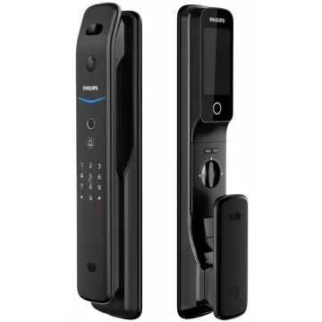 Fechadura Eletrônica para Porta Philips EasyKey 7000 Series DDL709-FVP-7HWS com Câmera - Preto