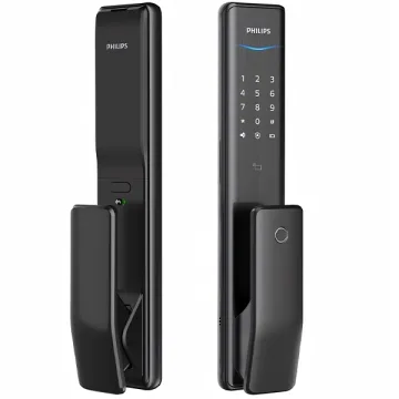 Fechadura Eletrônica para Porta Philips EasyKey Alpha-5HWS - Preto