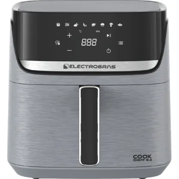 Fritadeira Elétrica Electrobas Cook Cheff 8.3 EBAF-83 2.000 watts 8.3 Litros 220 - 240V ~ 50 60Hz - Cinza Preta
