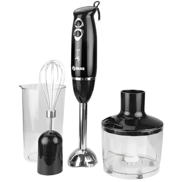 Mixer Krab KBMX31 3 em 1 600 watts + Batedor Fuê + Processador de Alimentos 220 - 240V ~ 50 60Hz - Preto Prata