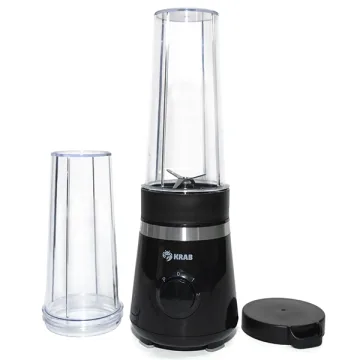 Liquidificador Krab KBLP60 600 watts 600 ml 2 Velocidades + Pulsar 220V ~ 50 60 Hz - Preto