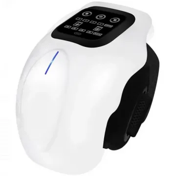 Massageador para Joelhos More Fitness MF-09 Recarregável - Branco Preto
