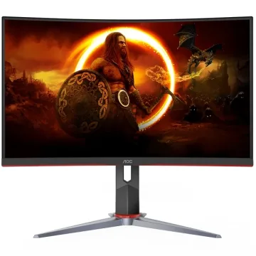 Monitor Gamer Curvo AOC C24G2 de 23.6" Full HD 16:9 165Hz 1 ms com DisplayPort HDMI VGA