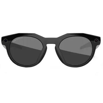 Óculos de Sol Inteligente Oakley Meta HSTN 00W8002 com Câmera e Speaker - Black Prizm Black Polarized