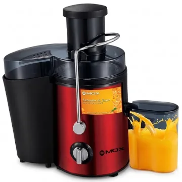 Extrator de Suco MOX MO-JE87 1000 watts 220 - 240 V ~ 50 60Hz - Vermelho Preto