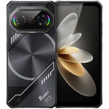 Celular Fossibot F114 Dual SIM de 128GB 4GB RAM de 6.67" 50+2MP 8MP - Preto