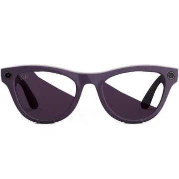 Óculos Inteligente Transitions Ray Ban Meta Skyler (Gen 2) RW4014 com Câmera e Speaker - Shiny Mystic Violet Amethyst