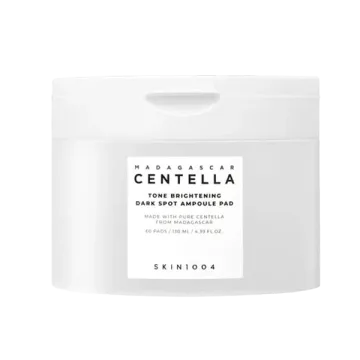 Almofadas Tônicas SKIN1004 Madagascar Centella Toner Brightening Dark Spot Ampoule Pad de 60 Unidades