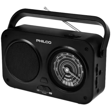 Rádio Portátil Philco PRR1005BT com Bluetooth 120V ~ 60Hz - Preto
