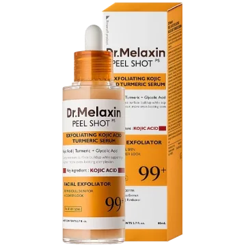 Sérum Facial Dr.Melaxin Peel Shot Exfoliating Kojic Acid Turmeric de 80 ml