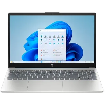 Notebook HP 15-fc0025wm 15.6" AMD Ryzen 5 7520U 8GB RAM 1TB SSD - Prata