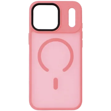 Capinha para iPhone 17 Pro Max Magsafe 3IN1 - Rosa Transparente