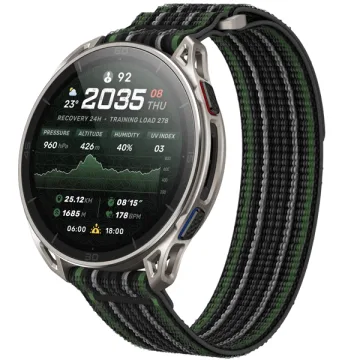 Relógio Amazfit Cheetah 2 Ultra A2441 com GPS Bluetooth - Titanium + Pulseira